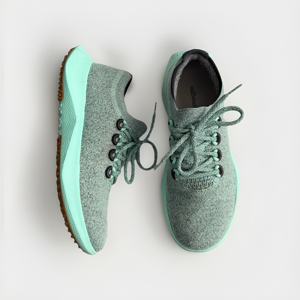 Allbirds Wool Dasher Mizzle 2 Womens US 10 Mint Green Merino Wool Sneakers